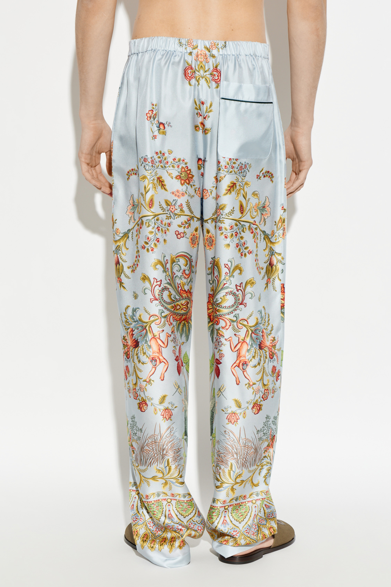 Etro Silk wide-leg pants | Men's | Vitkac